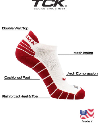 TCK socks Alabama Crimson Tide Golf Socks