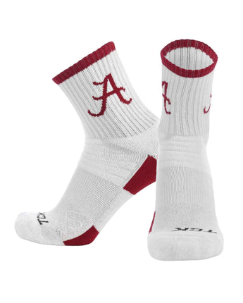 TCK socks Alabama Crimson Tide / Large NCAA Quarter Socks - Alabama Crimson Tide