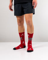 Alabama Crimson Tide Mayhem Crew Socks (Imported)
