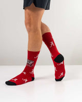 TCK socks Alabama Crimson Tide Mayhem Crew Socks (Imported)