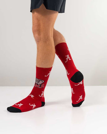 TCK socks Alabama Crimson Tide Mayhem Crew Socks (Imported)