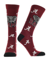 TCK socks Alabama Crimson Tide Mayhem Crew Socks (Imported)