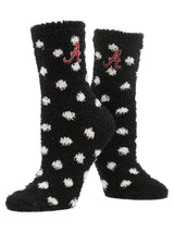 TCK socks Alabama Crimson Tide / Medium NCAA College Fuzzy Socks For Women & Men, Warm and Cozy Socks Womens Licensed Sock (Alabama Crimson Tide)