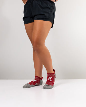 TCK socks Alabama Crimson Tide No Show Tour Socks