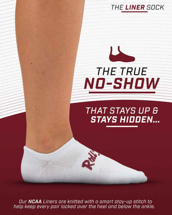 TCK socks Alabama Crimson Tide / One Size TCK Alabama Crimson Tide No Show Liner Socks (3-Pack)