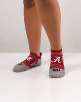 TCK socks Alabama Crimson Tide Tour No Show Tab Socks - Made in USA