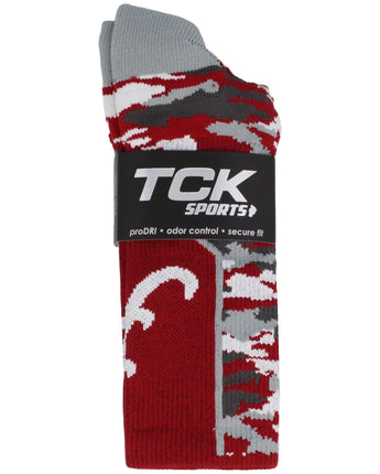 TCK socks Alabama Crimson Tide Woodland Camo Crew Socks