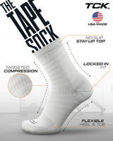 TCK socks Ankle Tape Socks - Support Sock for Basketball & Football