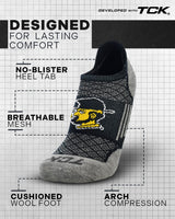 TCK socks Appalachian State Mountaineers No Show Tour Socks - Made in USA