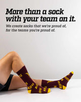 Arizona State Sun Devils Mayhem Crew Socks (Made in USA