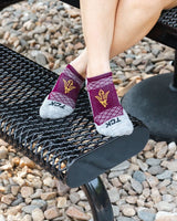 Arizona State Sun Devils Tour No Show Tab Socks - Made in USA