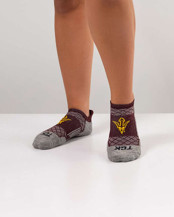 TCK socks Arizona State Sun Devils Tour No Show Tab Socks - Made in USA