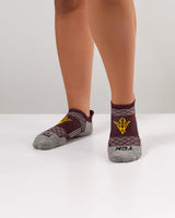TCK socks Arizona State Sun Devils Tour No Show Tab Socks - Made in USA