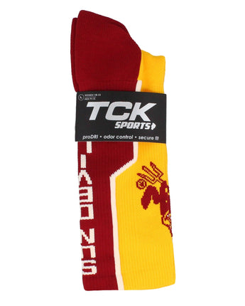 TCK socks Arizona State University Socks ASU Sun Devils Perimeter Crew