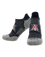 Arizona Wildcats No Show Tour Socks - Made in USA