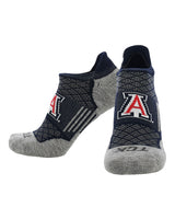 TCK socks Arizona Wildcats No Show Tour Socks - Made in USA