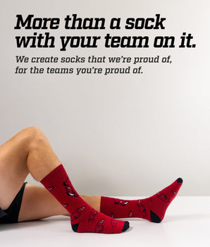 Arkansas Razorbacks Mayhem Crew Socks (Made in USA)