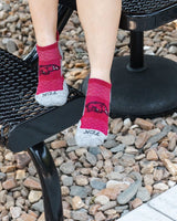 Arkansas Razorbacks Tour No Show Tab Socks - Made in USA