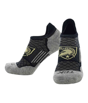 Army West Point Black Knights No Show Tour Socks - Made in USA