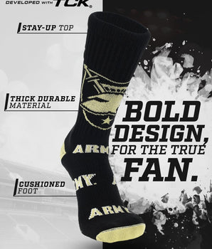 Army West Point Black Knights Mayhem Crew Socks (Made in USA)