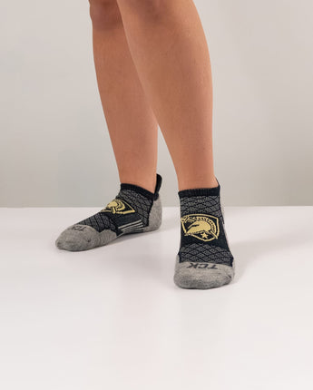 TCK socks Army West Point Black Knights No Show Tour Socks - Made in USA