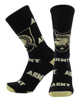 TCK socks Army West Point Black/Vegas Gold / Large Army West Point Black Knights Mayhem Crew Socks (Made in USA)