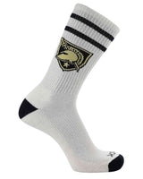 NCAA Vintage College Striped Socks - Army West Point (Large)