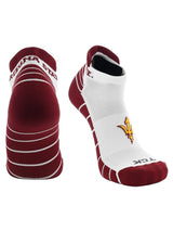 TCK socks ASU White/Maroon / Large ASU Sun Devils Golf Socks