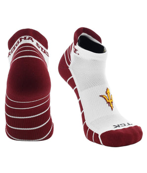 TCK socks ASU White/Maroon / Large ASU Sun Devils Golf Socks