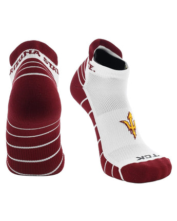 TCK socks ASU White/Maroon / Large ASU Sun Devils Golf Socks
