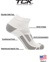 TCK socks Athletic Performance Ankle Socks for Men and Women