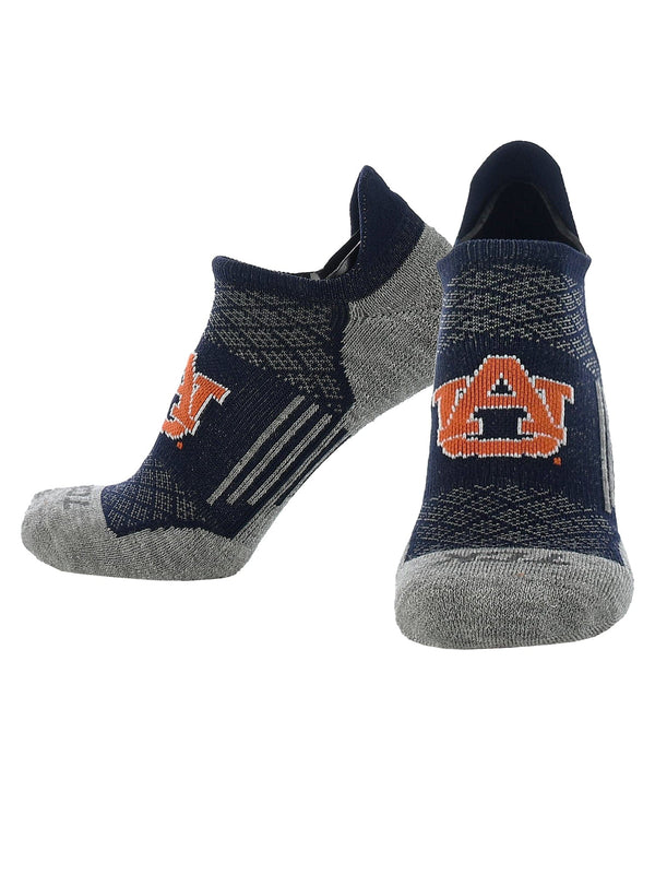 TCK socks Auburn Tigers / Large Auburn Tigers No Show Running & Golf Socks Mens & Womens – Performance Athletic Ankle Tab Socks, Soft Cushioned
