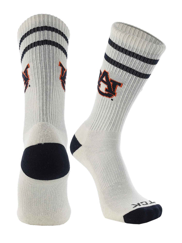 TCK socks Auburn Tigers / Large Vintage Auburn Tigers Socks NCAA Socks For Men and Womens Soft Cotton Sock