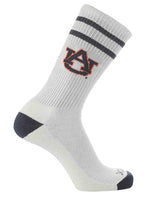 NCAA Vintage College Striped Socks - Auburn Tigers (Large)