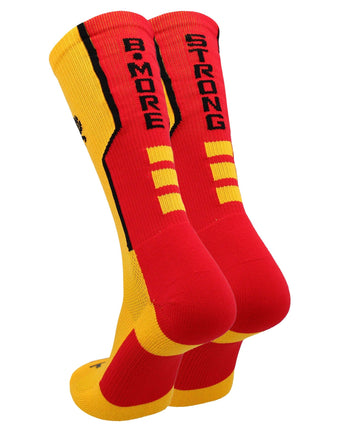 TCK socks Baltimore Socks Crew Length Bmore Strong Socks