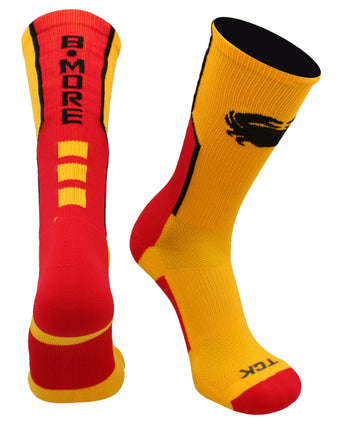 TCK socks Baltimore Socks Crew Length Bmore Strong Socks