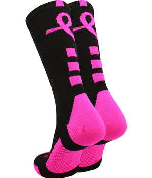 TCK socks Baseline Breast Cancer Awareness Crew Socks