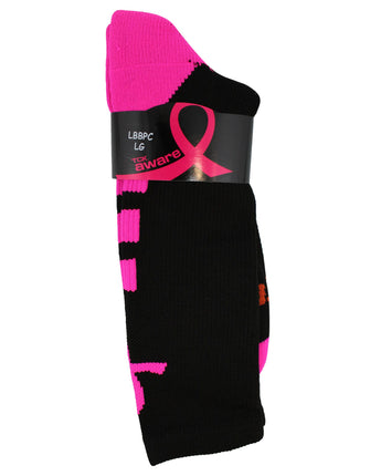 TCK socks Baseline Breast Cancer Awareness Crew Socks