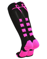 TCK socks Baseline Breast Cancer Awareness Over the Calf Socks