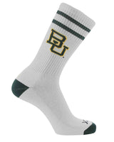 NCAA Vintage College Striped Socks - Baylor Bears (Large)