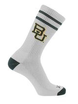 NCAA Vintage College Striped Socks - Baylor Bears (Large)