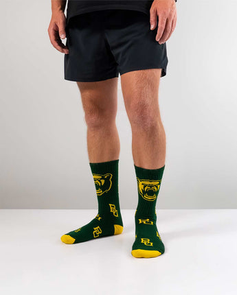 TCK socks Baylor Bears Mayhem Crew Socks (Made in USA)
