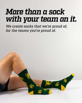 TCK socks Baylor Bears Mayhem Crew Socks (Made in USA)