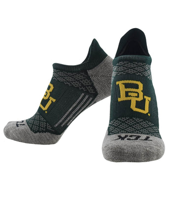 TCK socks Baylor Bears Tour No Show Tab Socks - Made in USA
