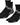 TCK socks Black-2 Pair / Large Achilles Tendonitis Running Socks 2-pack