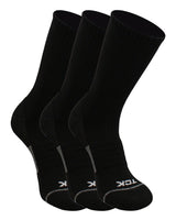 TCK socks Black-3 Pack / Medium TCK 365 Everyday Crew Socks For Men and Women - 3 Pairs