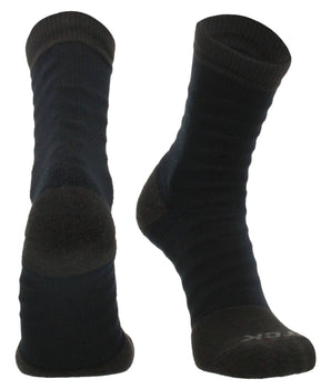 TCK socks Black/Black / Large Ankle Tape Socks - Support Sock for Basketball & Football