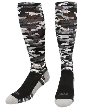 TCK socks Black Camo / Large Elite Performance Camo Over The Calf Socks