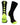 TCK socks Black/Electric Green / Medium Midline Lacrosse Logo Crew Socks
