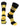 TCK socks Black/Gold / Large Missouri Tigers Socks Game Day Striped Crew Socks